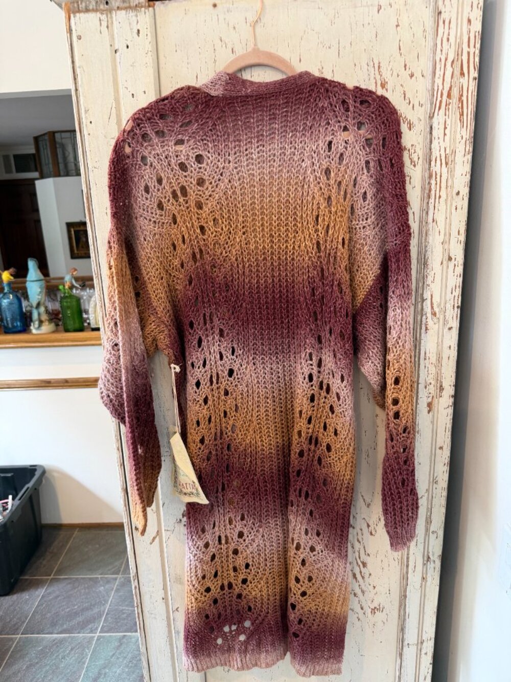 ARATTA SILENT JOURNEY JOANNA CARDIGAN WITH BEE PIN - Picture 7 of 7